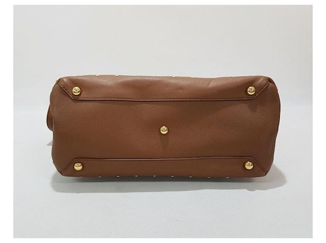 Burberry Borsa Banner borchiata Medium Marrone - vista 7