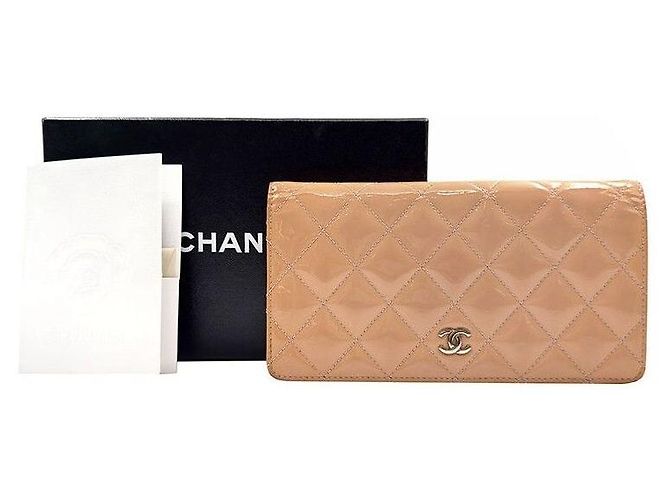 Chanel Cartera larga clásica de charol Naranja - vista 10