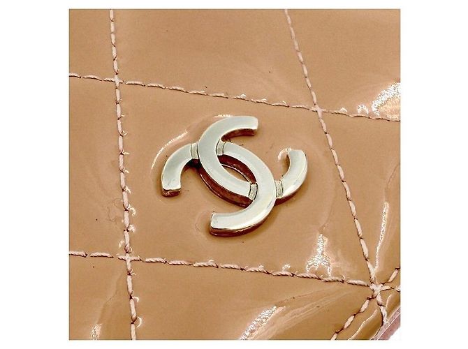 Chanel Cartera larga clásica de charol Naranja - vista 11