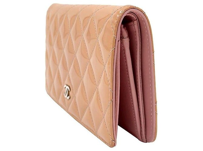 Chanel Cartera larga clásica de charol Naranja - vista 2