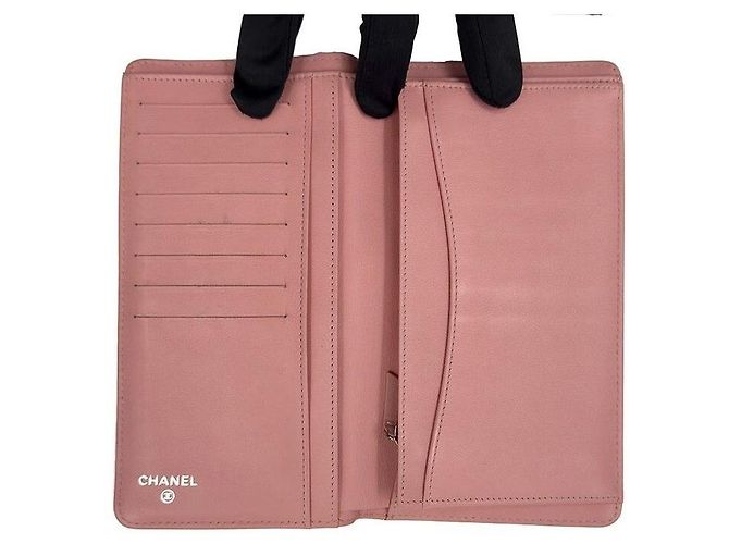 Chanel Cartera larga clásica de charol Naranja - vista 5