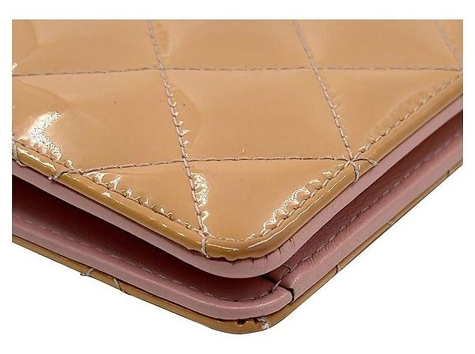 Chanel Cartera larga clásica de charol Naranja - vista 9