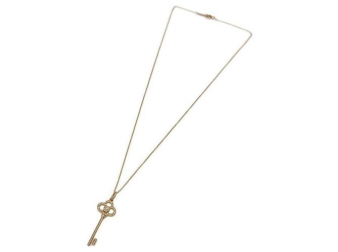Tiffany & Co Collana Tiffany Crown Key Diamanti Giallo - vista 3