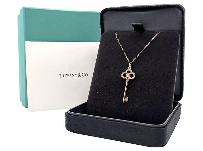 Tiffany & Co Collana Tiffany Crown Key Diamanti Giallo - vista 8