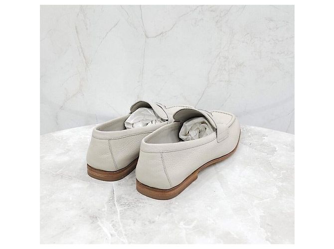 Prada Mocassini in pelle con logo Triangle - vista 5
