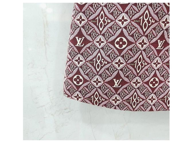 Louis Vuitton Monogram-Rock mit Metallschließe Rot - Ansicht 6