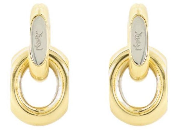 Saint Laurent CASSANDRE Duo Link Dorado - vista 3