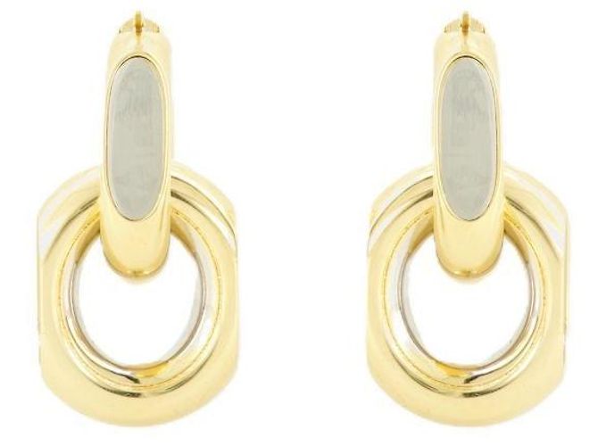 Saint Laurent CASSANDRE Duo Link Dorado - vista 4
