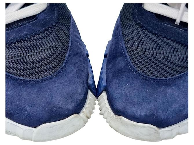 Hermès Bouncing Sneakers Blau - Ansicht 3
