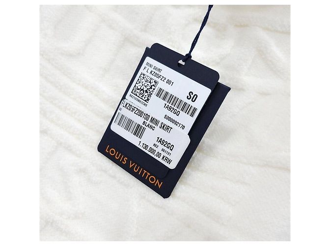 Louis Vuitton Falda de punto Logo Plata - vista 5
