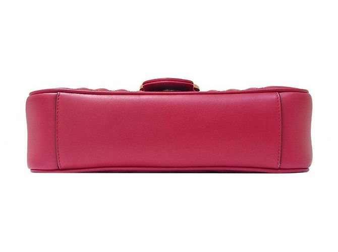 Gucci Borsa a tracolla Marmont Matelassé Rosso - vista 6