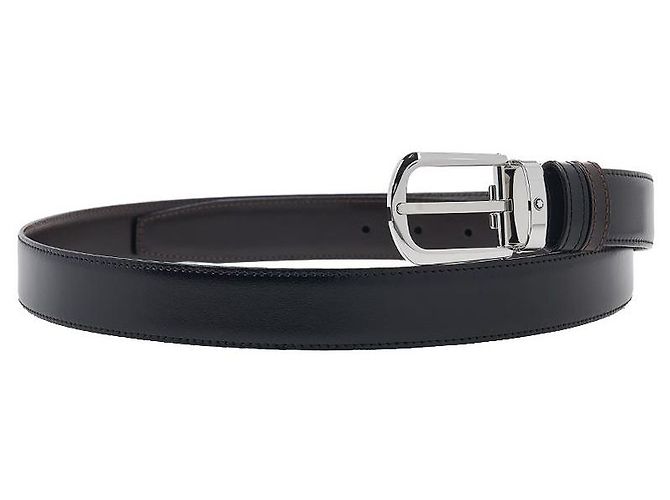Montblanc Cinturón de cuero reversible Castaño - vista 4