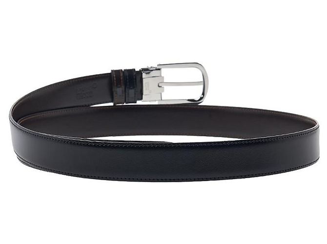 Montblanc Cinturón de cuero reversible Castaño - vista 5
