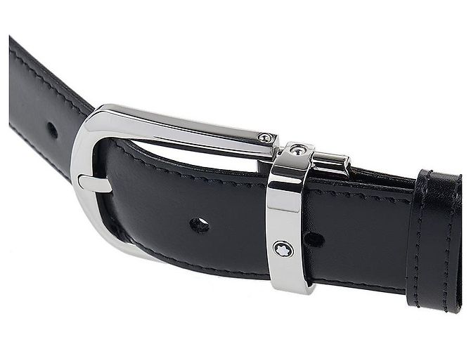 Montblanc Cinturón de cuero reversible Castaño - vista 6