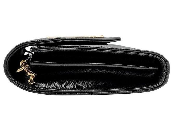 Saint Laurent Crossbody-Tasche mit Monogramm-Kette - Ansicht 4