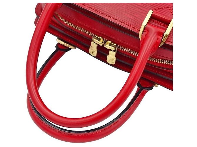 Louis Vuitton Borsa Tote Ponte Neuf Rosso - vista 3