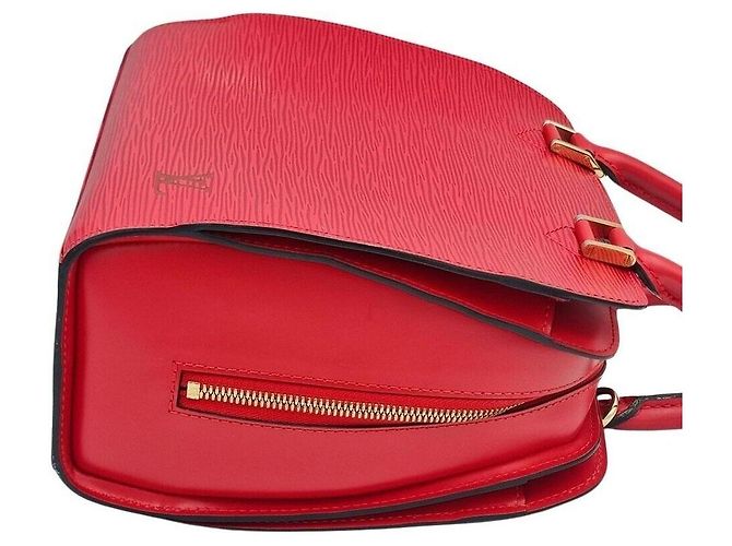 Louis Vuitton Borsa Tote Ponte Neuf Rosso - vista 5