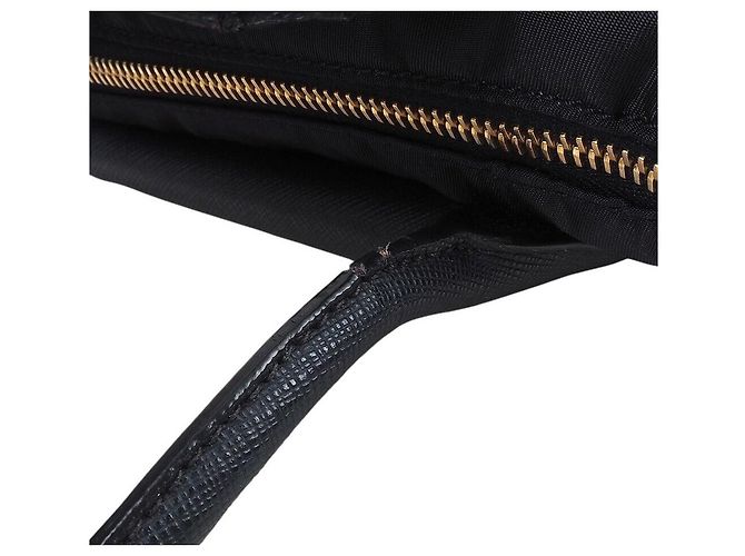 Prada Borsa Tote e a Tracolla in Pelle Saffiano Blu - vista 4