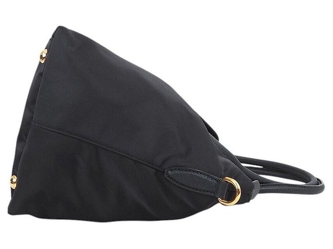 Prada Borsa Tote e a Tracolla in Pelle Saffiano Blu - vista 6