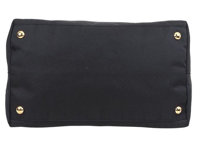 Prada Borsa Tote e a Tracolla in Pelle Saffiano Blu - vista 7