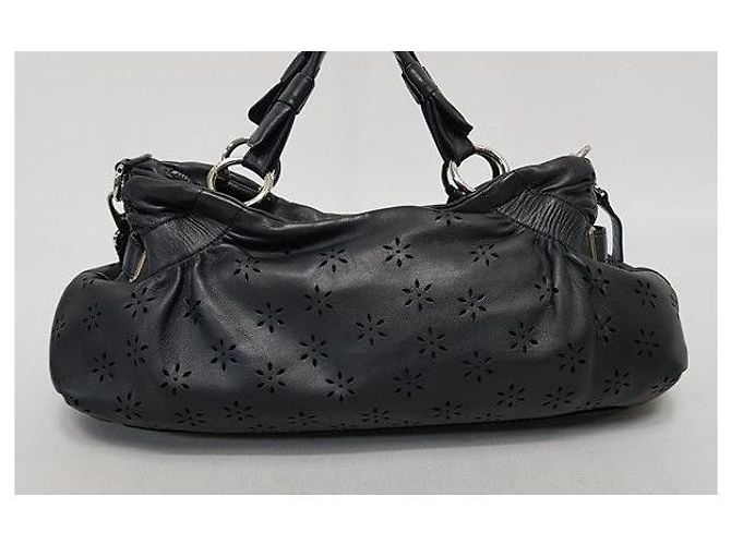 Salvatore Ferragamo Borsa tote a tracolla in pelle nera Nero - vista 5