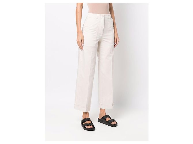 Pantaloni in cotone Moncler da donna Multicolore - vista 4