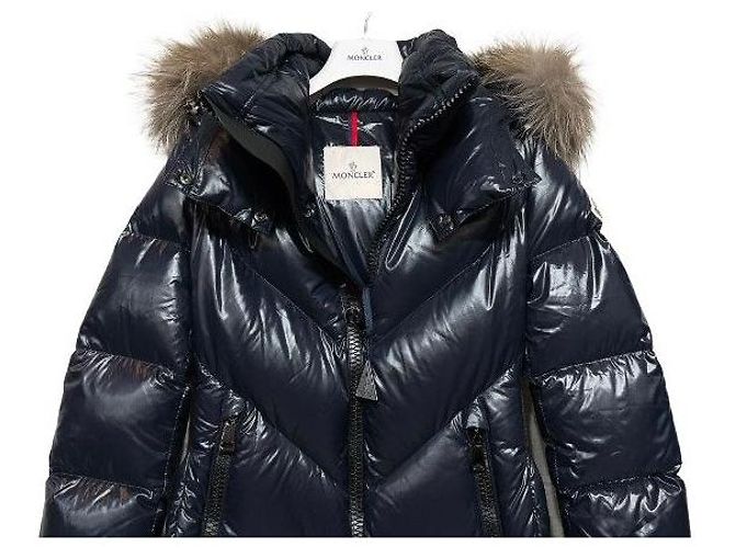 Moncler Ribaful Lederjacke Schwarz - Ansicht 4