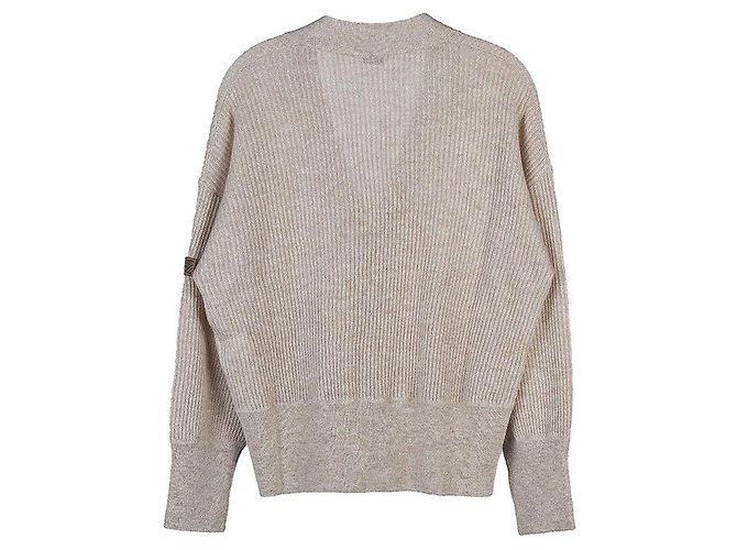 Brunello Cucinelli Mohair-Cardigan für Damen Weiß - Ansicht 2