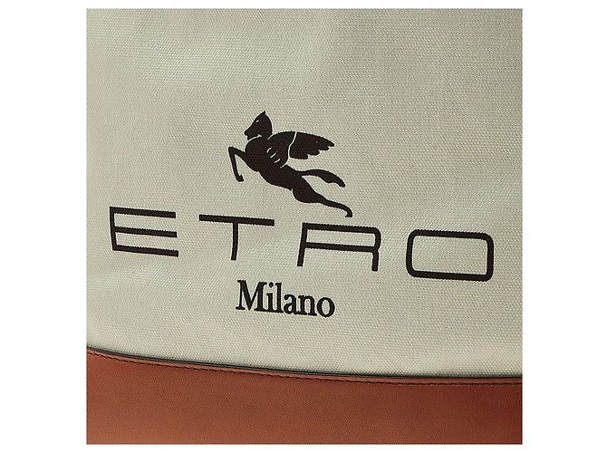 Borsa bucket Etro bianca in tessuto Bianco - vista 7