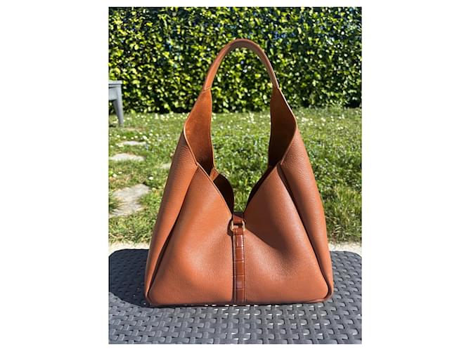 Borsa Givenchy Hobo in pelle marrone - vista 5