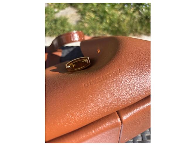 Borsa Givenchy Hobo in pelle marrone - vista 7