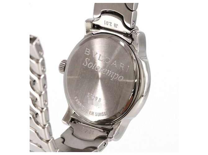 Bulgari Reloj de Cuarzo de Acero Inoxidable Bvlgari Solotempo ST29S ST29BSSD - vista 5