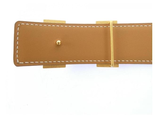 Hermès Hermes H 32mm Wendelgürtel Braun Schwarz - Ansicht 3