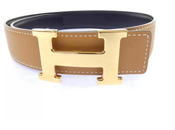 Hermès Hermes H 32mm Wendelgürtel Braun Schwarz - Ansicht 5