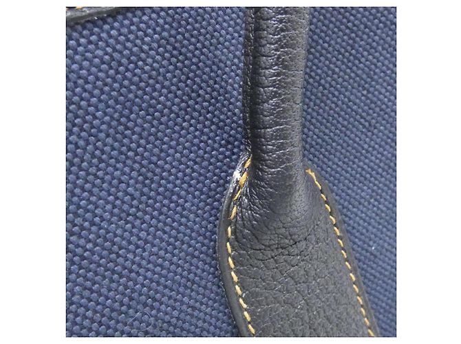 Hermès Borsa a mano Hermes Garden Party Nero Blu - vista 5