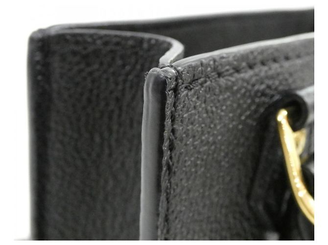 Louis Vuitton Monogram Empreinte Petite Sac Plat Nero - vista 3