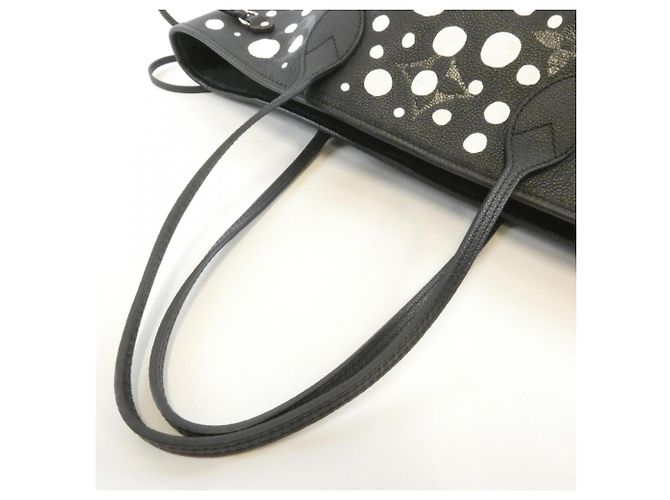 Borsa Louis Vuitton Monogram Empreinte Neverfull MM Nero - vista 5