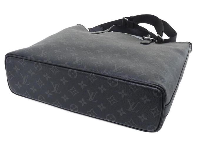 Borsa Tote Louis Vuitton Monogram Eclipse Apollo Nero - vista 2