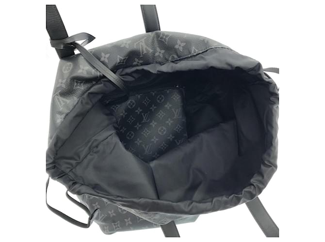 Borsa Louis Vuitton Monogram Eclipse Cabas Light Nero - vista 8