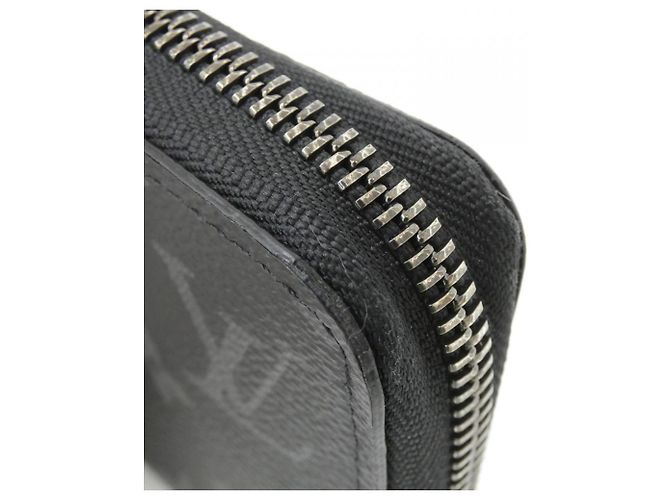 Louis Vuitton Monogram Eclipse Zippy Wallet Black - view 3