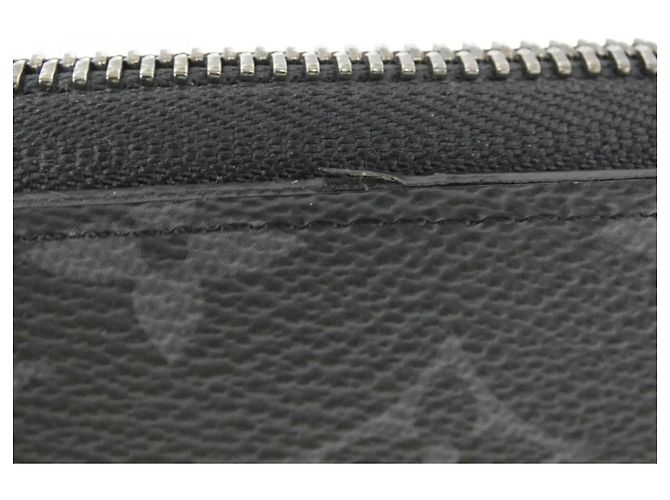Louis Vuitton Monogram Eclipse Zippy Wallet Black - view 5
