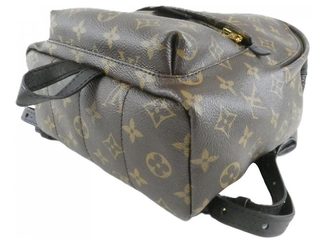 Zaino Louis Vuitton Monogram Palm Springs PM Marrone - vista 3
