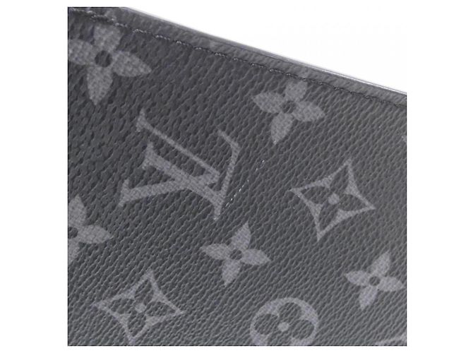 Portafoglio indossabile Louis Vuitton Monogram Eclipse Reverse Gaston Nero - vista 4