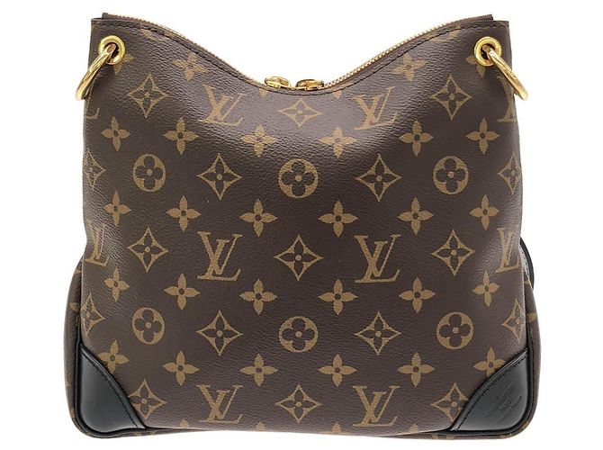 Borsa a tracolla Louis Vuitton Monogram Odeon PM Marrone - vista 2