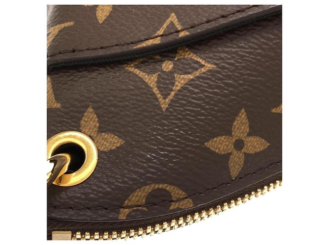 Borsa a tracolla Louis Vuitton Monogram Odeon PM Marrone - vista 4