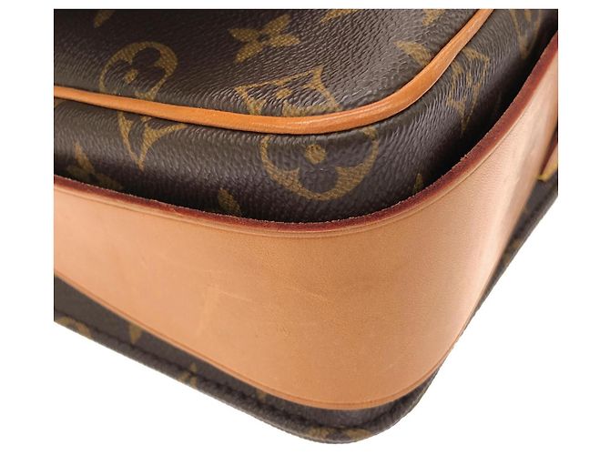 Borsa a tracolla Louis Vuitton Monogram Cartouchiere Marrone - vista 3
