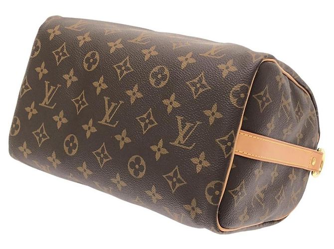 Borsa Boston Louis Vuitton Monogram Speedy Bandoulière Marrone - vista 2
