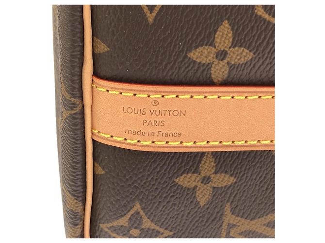 Borsa Boston Louis Vuitton Monogram Speedy Bandoulière Marrone - vista 4