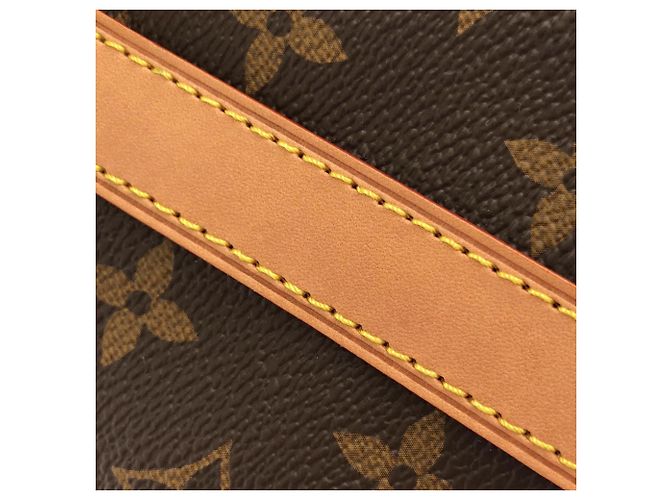 Borsa Boston Louis Vuitton Monogram Speedy Bandoulière Marrone - vista 5