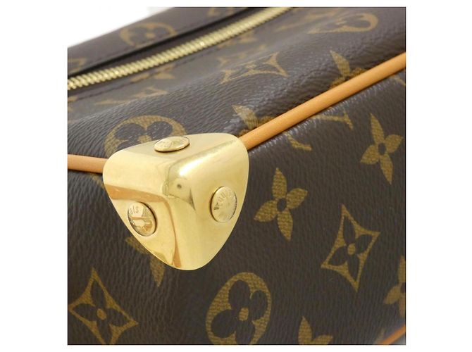 Borsa a tracolla Louis Vuitton Monogram Mini Soft Trunk Marrone - vista 3